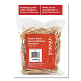 Rubber Bands, Size 33, 0.04" Gauge, Beige, 4 Oz Box, 160-pack
