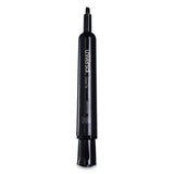 Chisel Tip Permanent Marker, Broad, Black, 36-pack