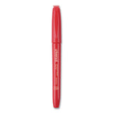 Pen-style Permanent Marker, Fine Bullet Tip, Red, Dozen