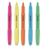 Pocket Highlighters, Chisel Tip, Assorted Colors, 5-set