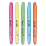 Pocket Highlighters, Chisel Tip, Assorted Colors, Dozen