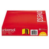 Bright Colored Pressboard Classification Folders, 2 Dividers, Letter Size, Yellow, 10-box