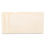 Top Tab Manila File Folders, 1-3-cut Tabs, Assorted Positions, Legal Size, 11 Pt. Manila, 100-box