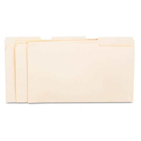 Top Tab Manila File Folders, 1-3-cut Tabs, Assorted Positions, Legal Size, 11 Pt. Manila, 100-box