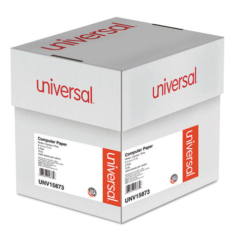Printout Paper, 3-part, 15lb, 9.5 X 11, White-canary-pink, 1, 200-carton