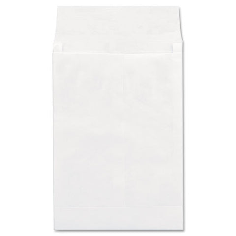 Deluxe Tyvek Expansion Envelopes, #13 1-2, Square Flap, Self-adhesive Closure, 10 X 13, White, 100-box