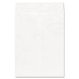 Deluxe Tyvek Envelopes, #10 1-2, Square Flap, Self-adhesive Closure, 9 X 12, White, 100-box