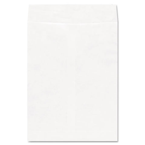 Deluxe Tyvek Envelopes, #10 1-2, Square Flap, Self-adhesive Closure, 9 X 12, White, 100-box