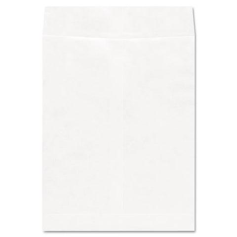 Deluxe Tyvek Envelopes, #13 1-2, Square Flap, Self-adhesive Closure, 10 X 13, White, 100-box