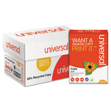 30% Recycled Copy Paper, 92 Bright, 20 Lb, 8.5 X 11, White, 500 Sheets-ream, 10 Reams-carton