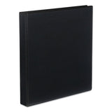Slant-ring View Binder, 3 Rings, 1" Capacity, 11 X 8.5, Black