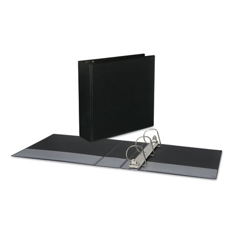 Slant-ring View Binder, 3 Rings, 3" Capacity, 11 X 8.5, Black