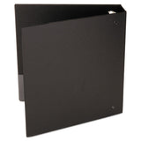 Deluxe Non-view D-ring Binder With Label Holder, 3 Rings, 2" Capacity, 11 X 8.5, Black