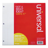 Filler Paper, 3-hole, 8 X 10.5, Wide-legal Rule, 200-pack