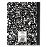 Composition Book, Wide-legal Rule, Black Marble Cover, 9.75 X 7.5, 100 Sheets, 6-pack