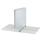 Economy Round Ring View Binder, 3 Rings, 1" Capacity, 11 X 8.5, White