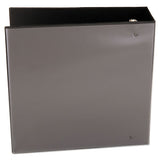 Slant-ring View Binder, 3 Rings, 4" Capacity, 11 X 8.5, Black