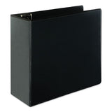 Slant-ring View Binder, 3 Rings, 5" Capacity, 11 X 8.5, Black