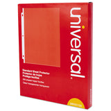 Standard Sheet Protector, Standard, 8 1-2 X 11, Clear, 200-box