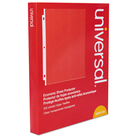 Standard Sheet Protector, Economy, 8 1-2 X 11, Clear, 200-box