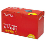 Electric Pencil Sharpener, Ac-powered, 3.13" X 5.75" X 4", Black