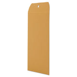 Kraft Clasp Envelope, #55, Square, Clasp-gummed Closure, 6 X 9, Brown Kraft, 100-box