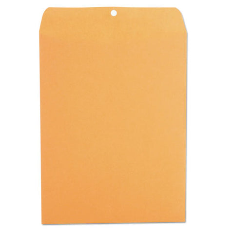 Kraft Clasp Envelope, #93, Square Flap, Clasp-gummed Closure, 9.5 X 12.5, Brown Kraft, 100-box