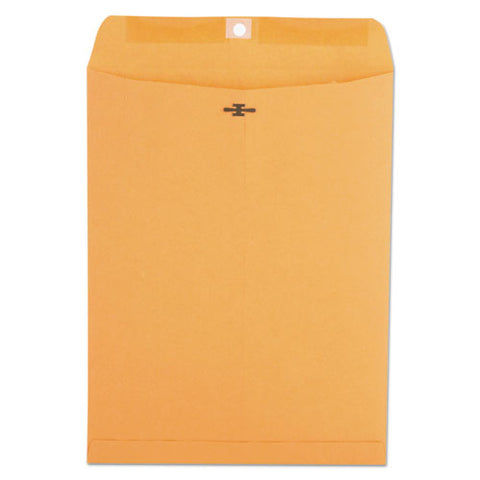 Kraft Clasp Envelope, #93, Square Flap, Clasp-gummed Closure, 9.5 X 12.5, Brown Kraft, 100-box