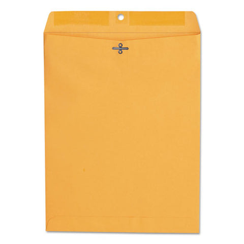 Kraft Clasp Envelope, #97, Square Flap, Clasp-gummed Closure, 10 X 13, Brown Kraft, 100-box