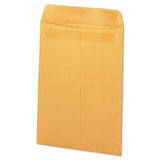 Self-stick Open-end Catalog Envelope, #13 1-2, Square Flap, Self-adhesive Closure, 10 X 13, Brown Kraft, 250-box