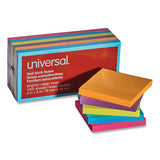 Self-stick Note Pads, 3 X 3, Assorted Bright Colors, 100-sheet, 12-pk