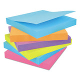 Self-stick Note Pads, 3 X 3, Assorted Bright Colors, 100-sheet, 12-pk