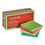 Self-stick Note Pads, 3 X 3, Assorted Neon Colors, 100-sheet, 12-pack