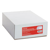 Double Window Business Envelope, #9,  Blade Flap, Gummed Closure, 3.88 X 8.88, White, 500-box