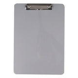 Aluminum Clipboard With Low Profile Clip, 1-2" Capacity, 8 X 11 1-2 Sheets