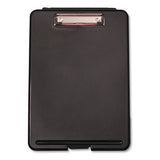 Storage Clipboard, 1-2" Capacity, 8 1-2 X 11, Black