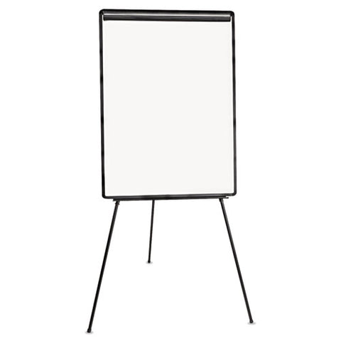 Tripod-style Dry Erase Easel, Easel : 44" To 78", Board: 29" X 41", White-black