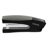 Stand-up Full Strip Stapler, 20-sheet Capacity, Black-gray