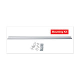 Frameless Magnetic Glass Marker Board, 72" X 48", White