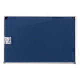 Dry Erase Board, Melamine, 36 X 24, Satin-finished Aluminum Frame
