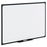 Dry Erase Board, Melamine, 36 X 24, Black Frame