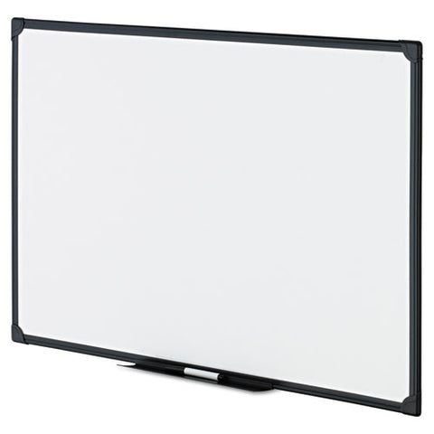 Dry Erase Board, Melamine, 36 X 24, Black Frame