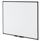 Dry Erase Board, Melamine, 48 X 36, Black Frame
