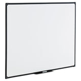 Dry Erase Board, Melamine, 48 X 36, Black Frame