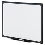 Dry Erase Board, Melamine, 24 X 18, Black Frame
