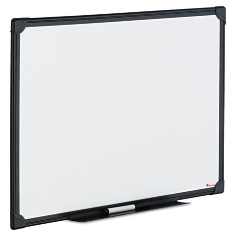 Dry Erase Board, Melamine, 24 X 18, Black Frame