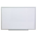 Dry Erase Board, Melamine, 36 X 24, Aluminum Frame