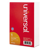 Loose White Memo Sheets, 4 X 6, Unruled, Plain White, 500-pack