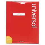 Self-adhesive Permanent File Folder Labels, 0.66 X 3.44, White, 30-sheet, 25 Sheets-box