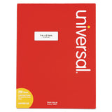 White Labels, Inkjet-laser Printers, 1 X 2.63, White, 30-sheet, 250 Sheets-pack